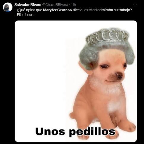 Memes de Maryfer Centeno en el Tec de Monterrey y la reina Isabel