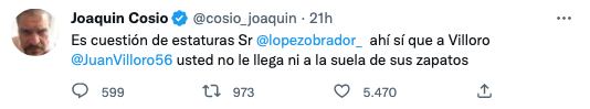 Tuit Joaquín Cosío