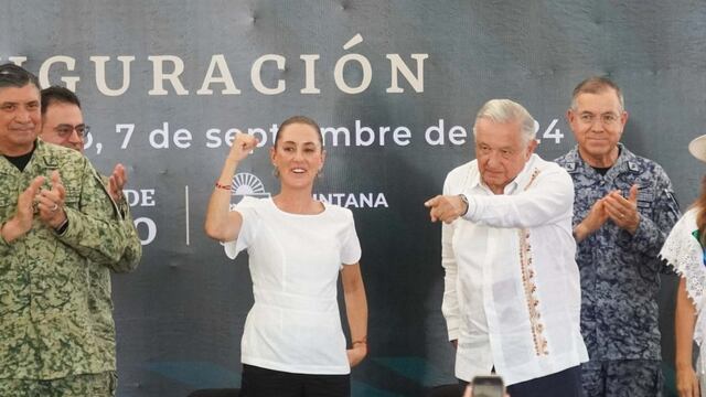 Claudia Sheinbaum elogia el trabajo de AMLO