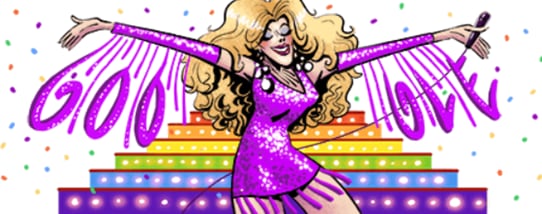Google lanza doodle como homenaje a Francis, drag queen y vedette mexicana