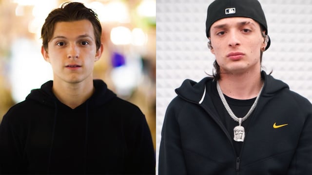 Tom Holland y Peso Pluma