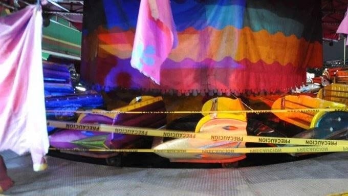 Fuerte accidente en feria de Oaxaca dejó 2 lesionados