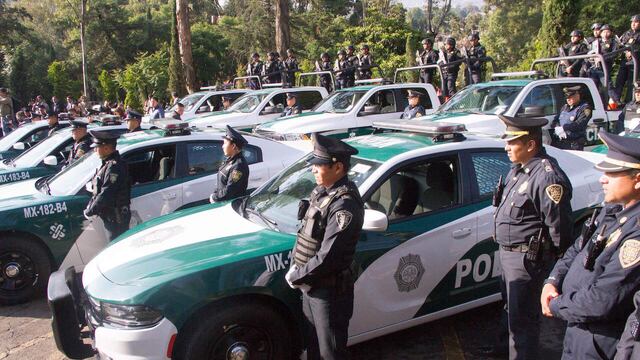 Policías de la Ciudad de México.