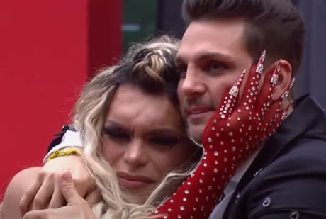 Wendy Guevara y Nicola Porcella