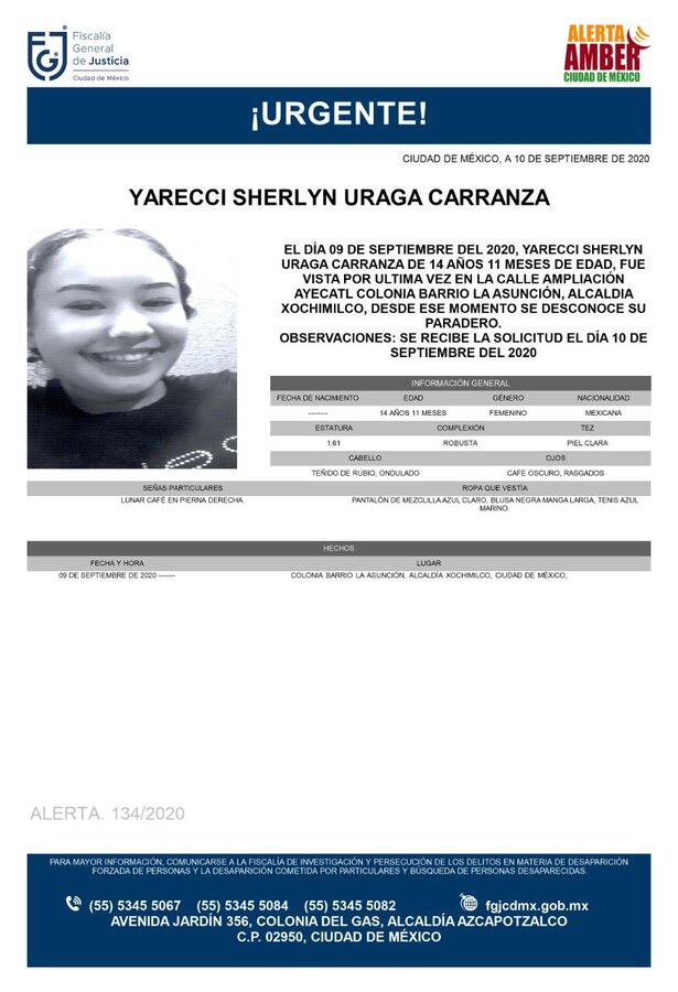 Ficha de búsqueda de Yarecci