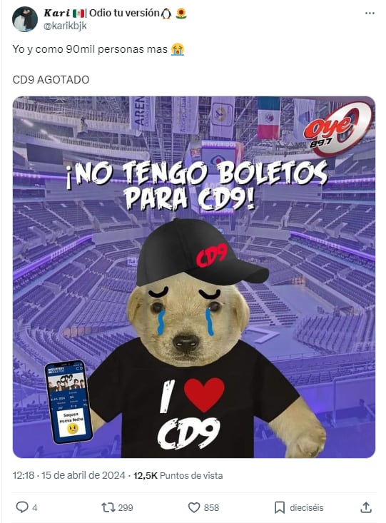 Memes por el sold out de CD9