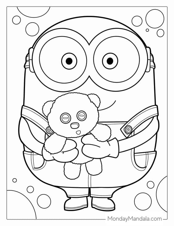 Dibujos de Minions de Mi Villano Favorito 4 para colorear
