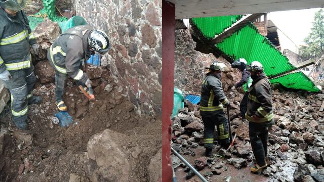 Deslave en el refugio para perros "Milagros Caninos".