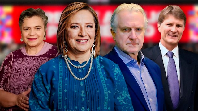 Finalistas Frente Amplio por México: Xóchitl Gálvez, Santiago Creel, Enrique de la Madrid, Beatriz Paredes