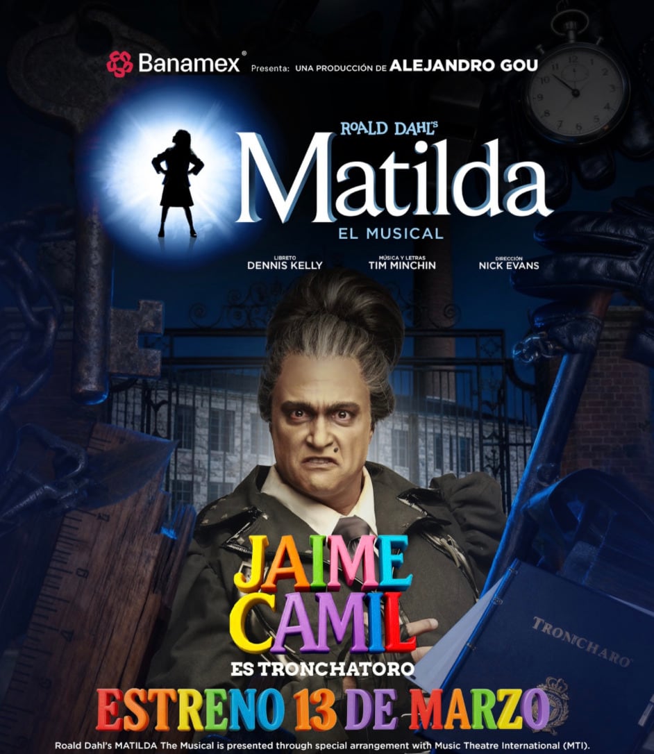 Así luce Jaime Camil en Matilda: El Musical