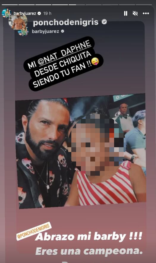 Poncho de Nigris le contesta a La Barby Juárez con un hermoso mensaje