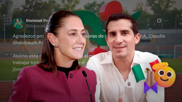 Claudia Sheinbaum reconoce el trabajo de Rommel Pacheco al frente de la Conade
