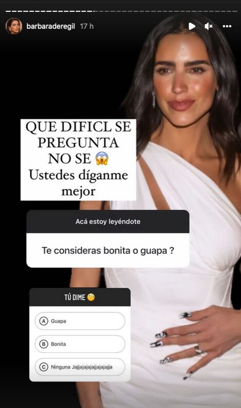 Bárbara de Regil no sabe si es guapa o bonita.