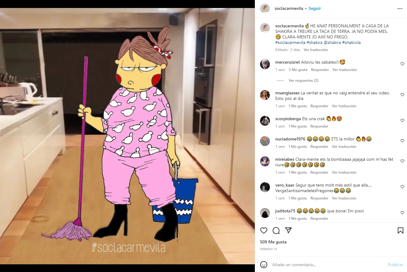 Caricaturas sobre Shakira