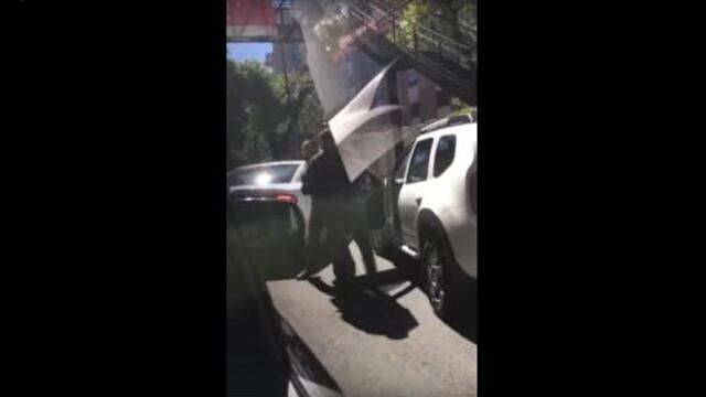 Agresión de guaruras en Tlalpan.