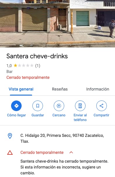 Bar Santera en Tlaxcala