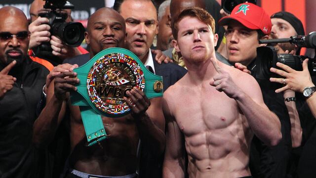 Canelo y Mayweather