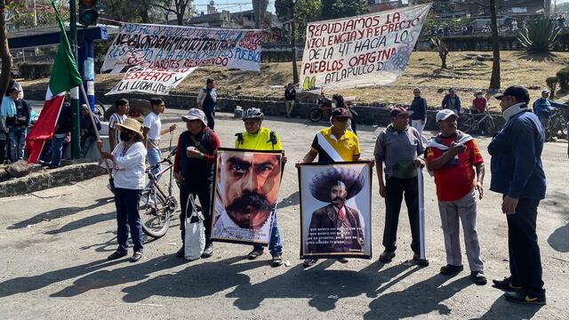 Protestas en San Gregorio Atlapulco