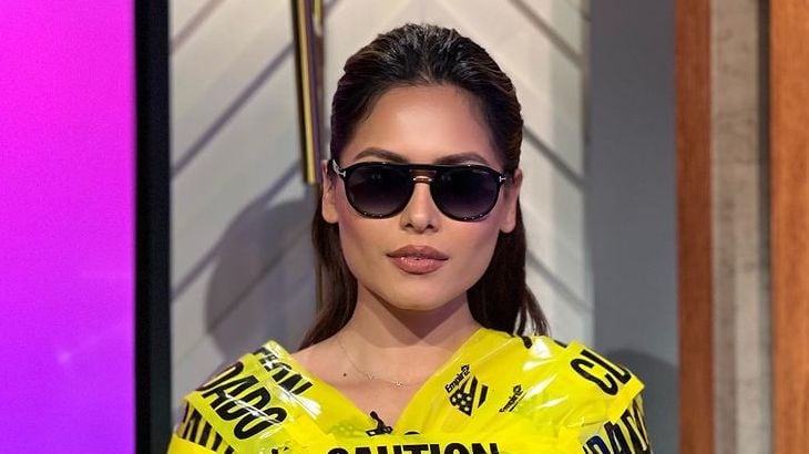 Andrea Meza se encinta al estilo Kim Kardashian