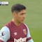 Edson Álvarez hace su debut con el West Ham en la Premier League; el mexicano fue aplaudido