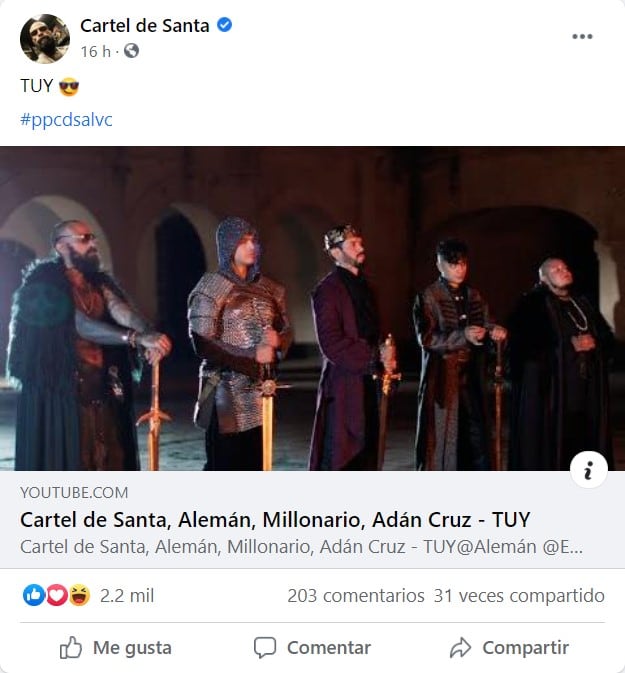 Cartel de Santa reacciona a detención de 'El Millonario'