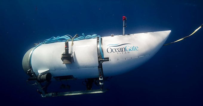 Titán, submarino desaparecido en expedición del Titanic