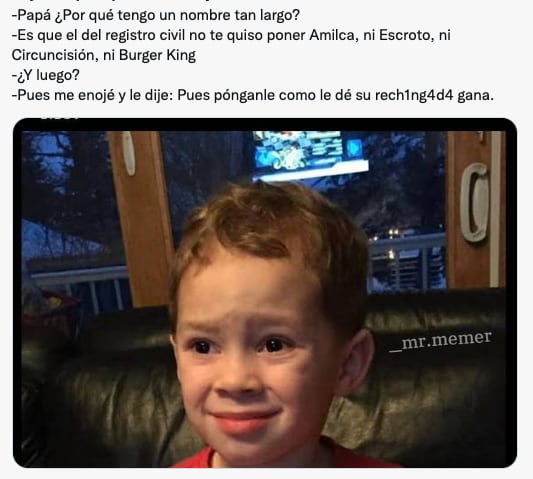Memes de los nombres prohibidos en México