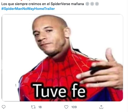 Memes sobre tráiler de 'Spider-Man: No Way Home'