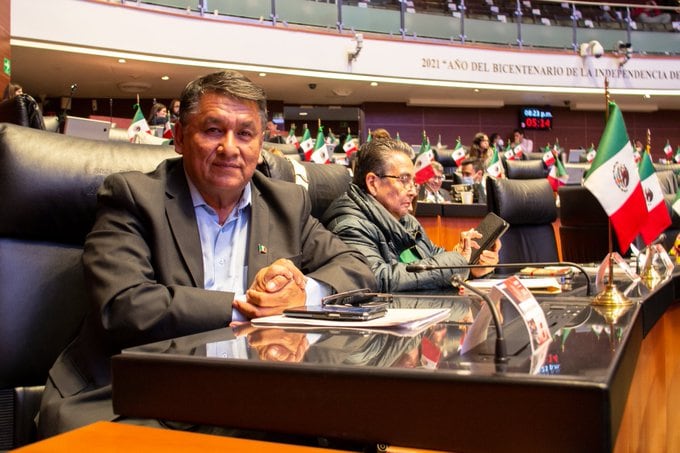 Faustino Vargas López en la Cámara de Senadores