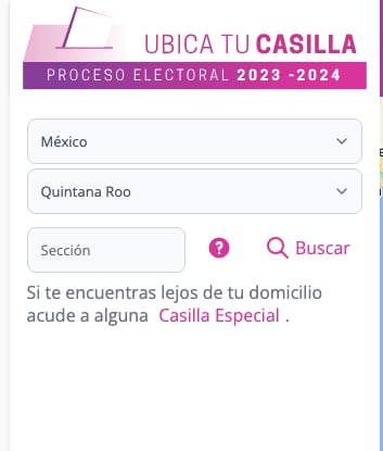 Cómo buscar casillas especiales