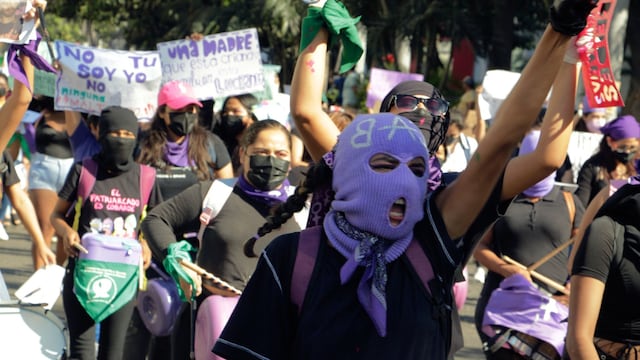 Marcha feminista en México