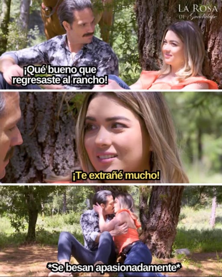 Promocionales de La Rosa de Guadalupe en Facebook