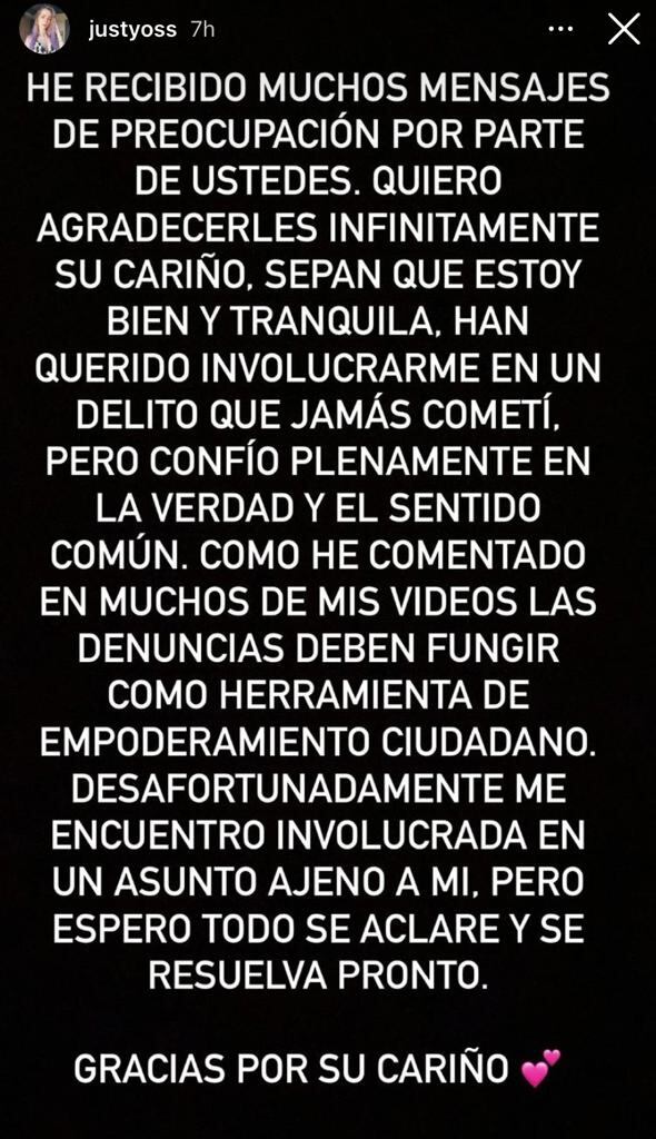 Respuesta de YosStop