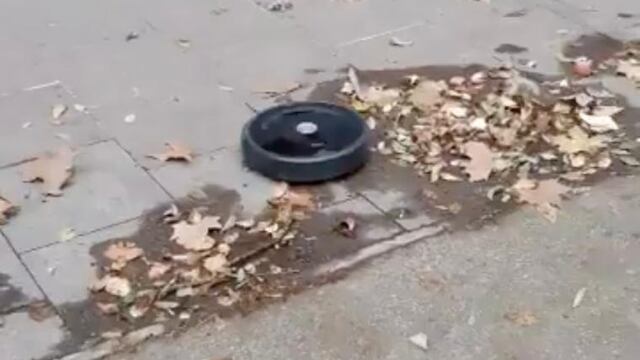 Fuga de robot aspiradora