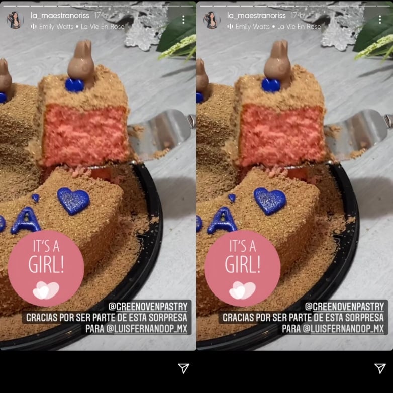 Luis Fernando Peña y Aly Noris será papá de una niña.