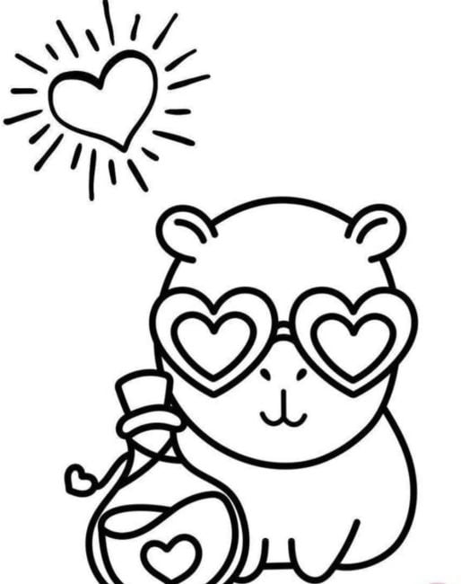 Capibara playero por el Día del Niño