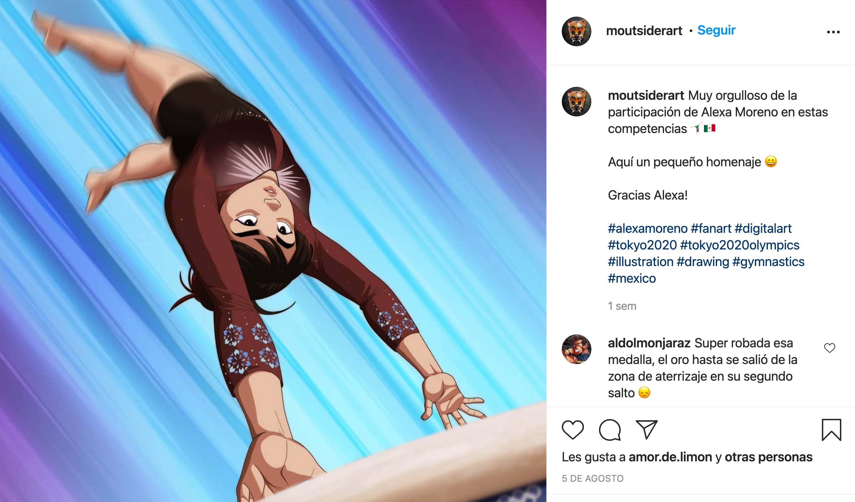 Alexa Moreno en anime