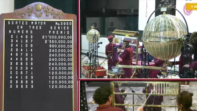 Resultados Sorteo Mayor 3950 de Lotería Nacional: Ganadores de hoy 5 de noviembre