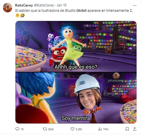 Memes de Geraldine Fernández, diseñadora que no trabajó para Studio Ghibli en El niño y la garza