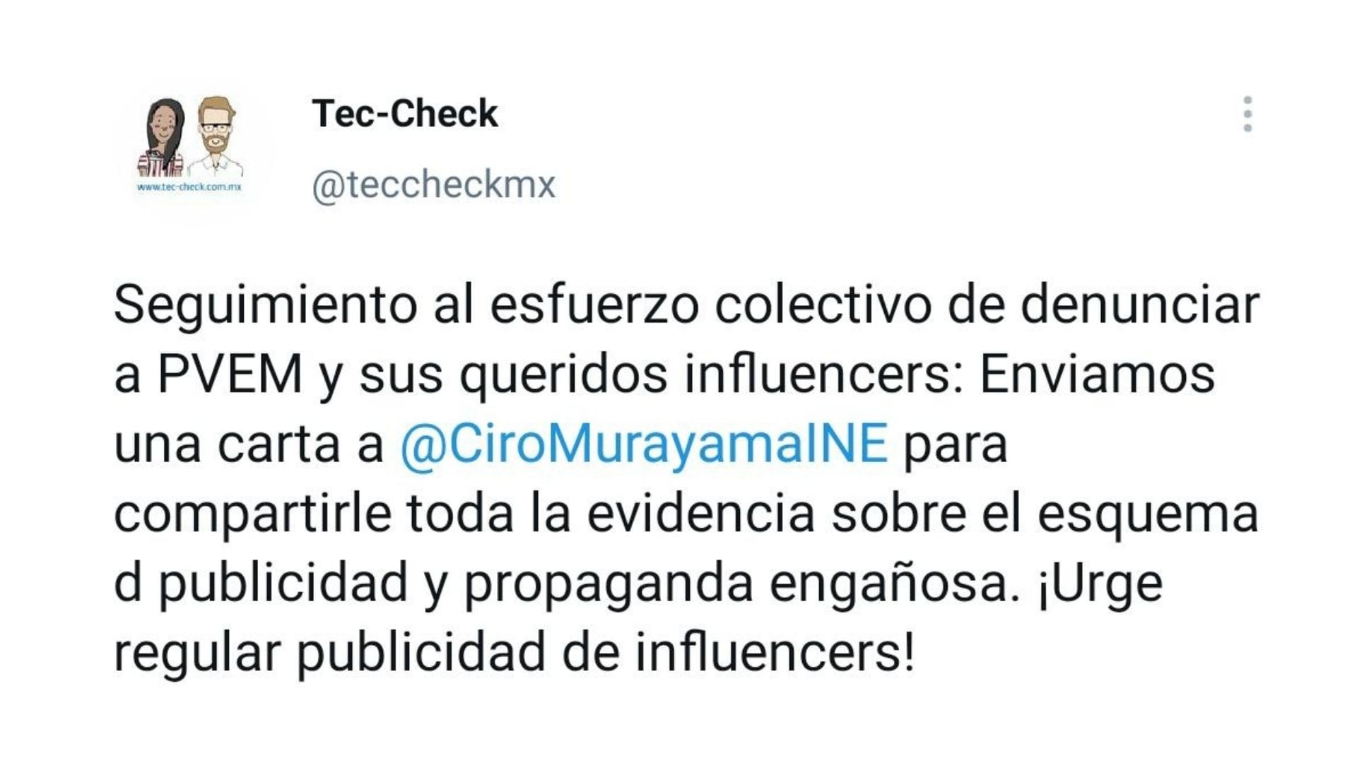 Pronunciamiento de Tec-Check