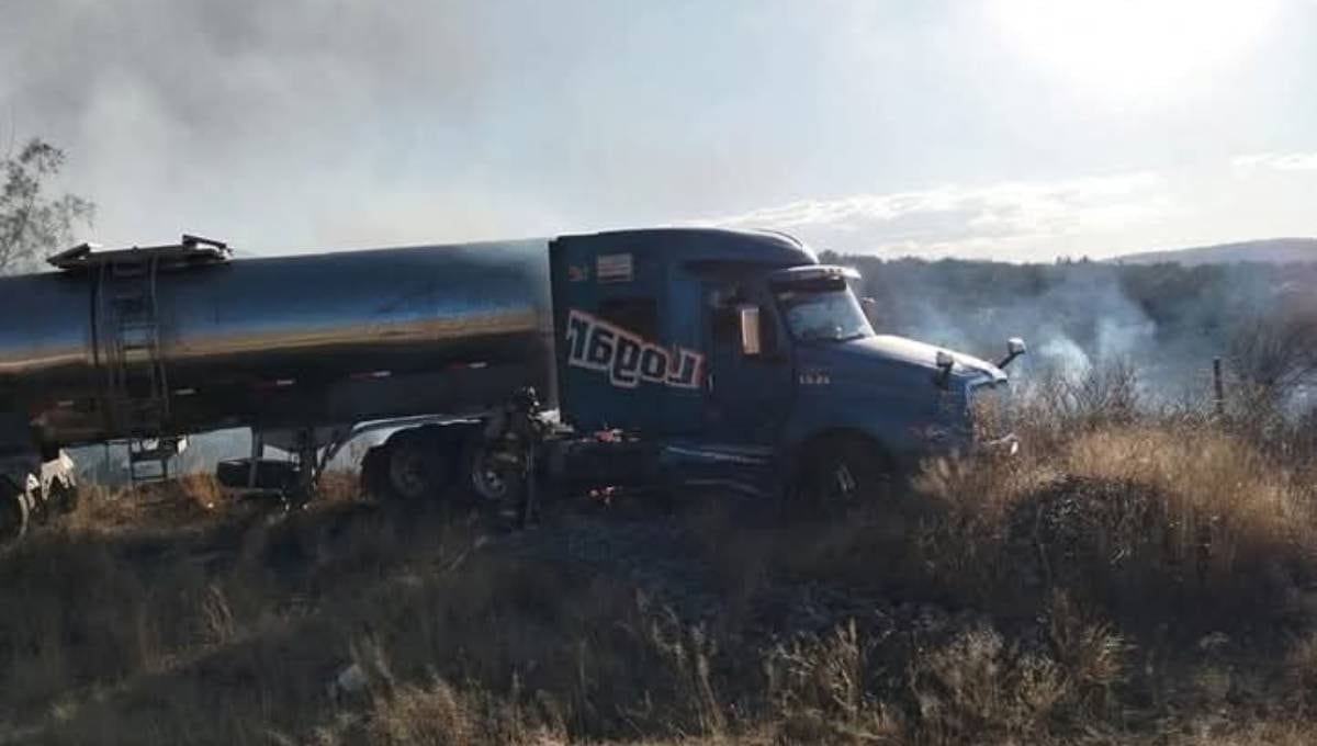 Choque en carretera 45 de Zacatecas