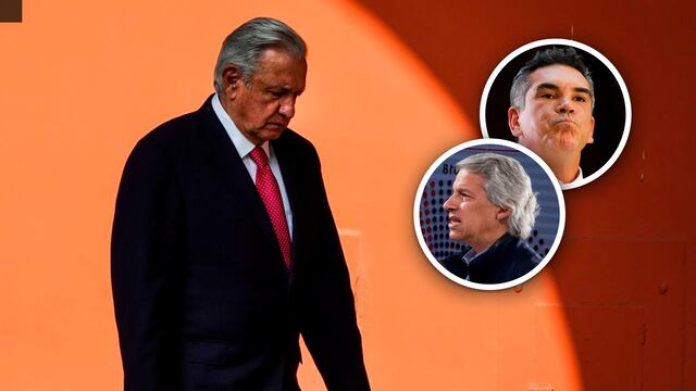 AMLO, Claudio X. González y Alejandro Moreno