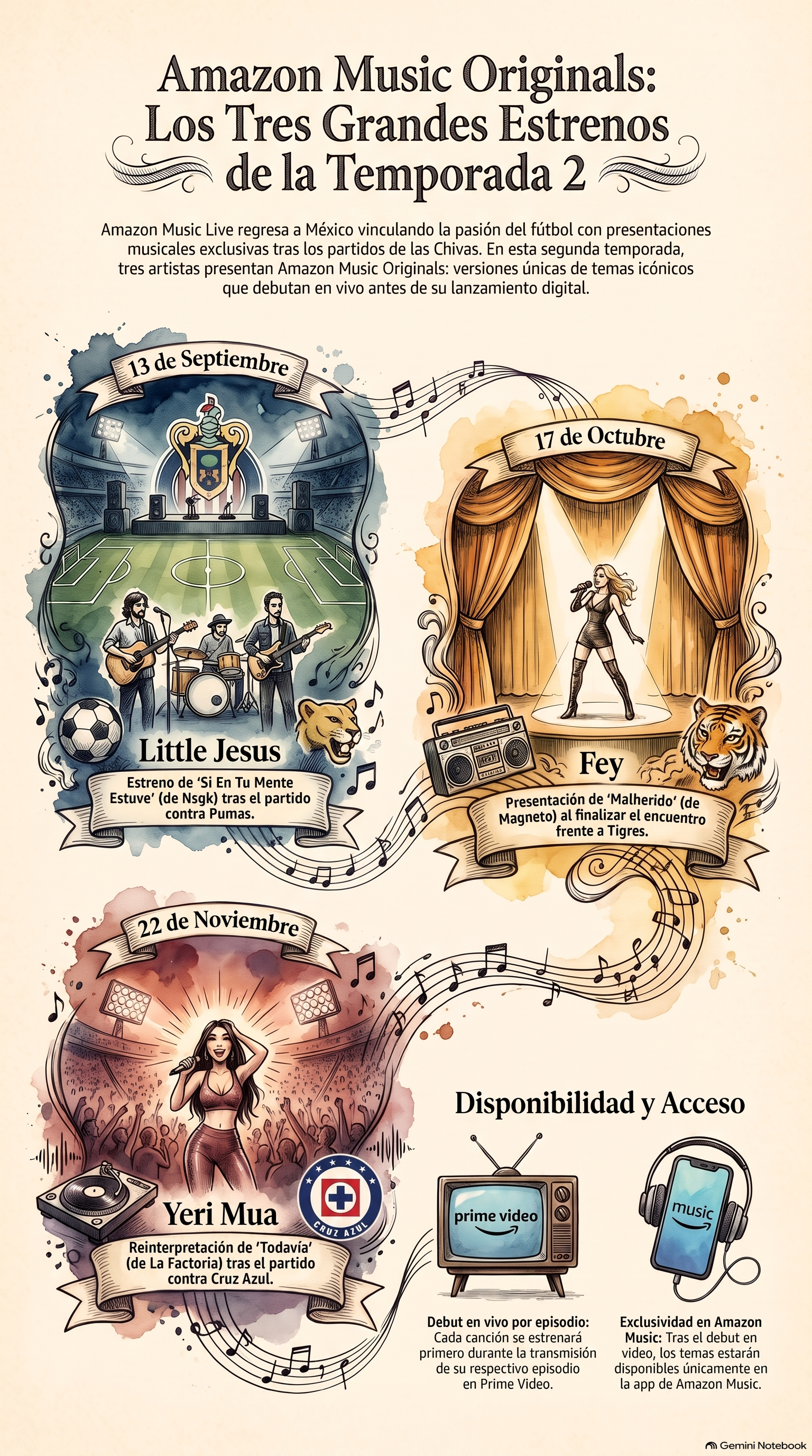 Lanzamientos de Amazon Music Originals