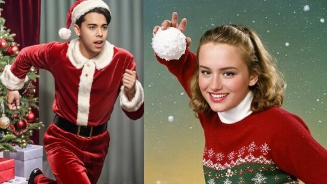 Imágenes navideñas creadas con Inteligencia Artificial