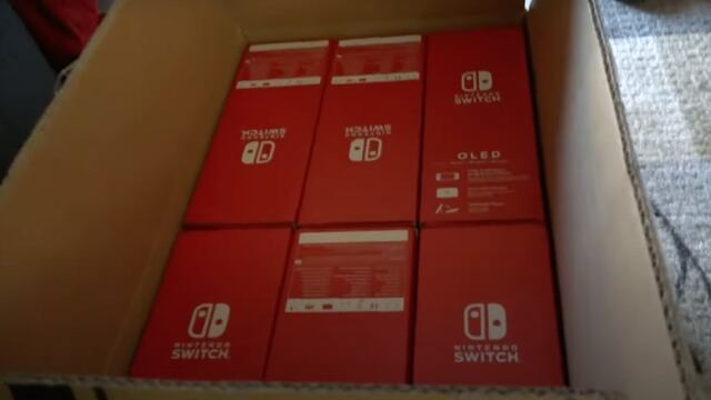 Abuelita recibe por error 6 consolas Nintendo Switch
