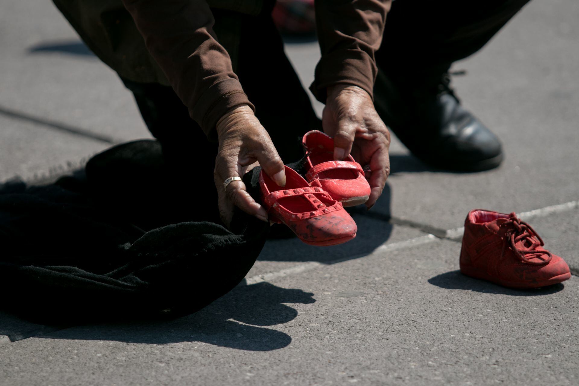 Protesta contra feminicidios.