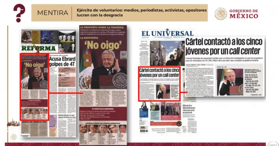 Mentiras de la semana 23 de agosto