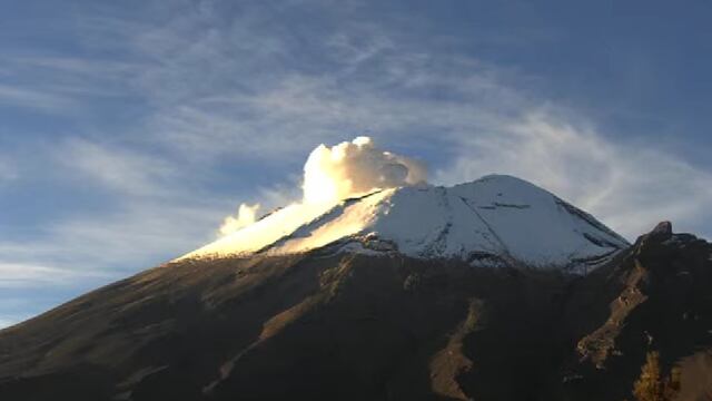 Volcán Popocatépetl el 10 de octubre