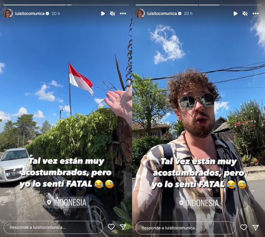 Luisito Comunica habla de su reacción ante el sismo de Indonesia tras la calma de los habitantes