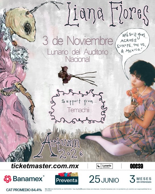 Liana Flores: precio de boletos para su concierto en el Lunario del Auditorio Nacional